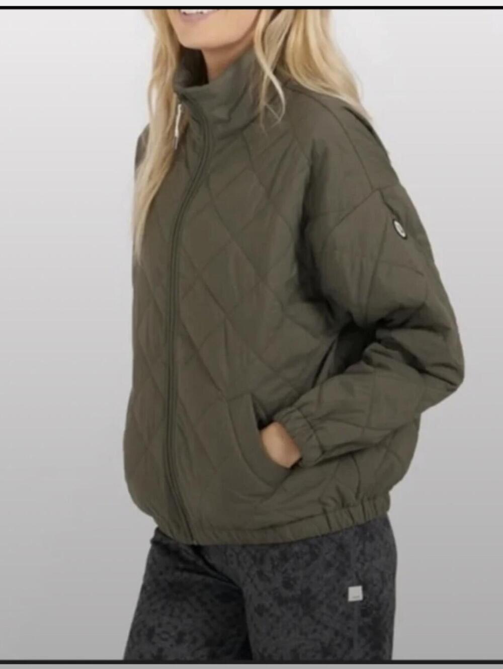 Vuori Echo Insulated Jacket Puffer Down Diamond Quilted Green Size XL